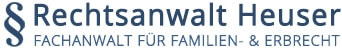 Das Bild zeigt das Logo von Rechtsanwalt Heuser.
